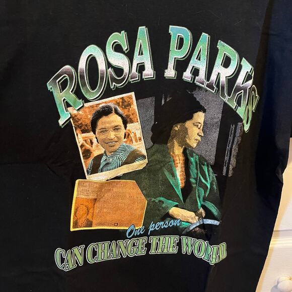 Rosa Parks One Person Can Change The World Graphic Tee Medium - Picture 3 of 5